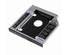 SATA III SSD/HDD Caja de instalación en Optical bahìa CD/DVD/BLU-Ray de 12.7 mm de Altura