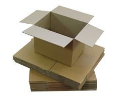 Triplast TPLBX25SINGL7X5X5, caja de cartón pequeña para envíos postales, 178 x 127 x 127 mm.