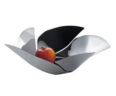 Alessi Twist Frutero, acero inoxidable pulido, Plata, talla única