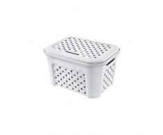 Tontarelli Cesto para Ropa, Blanco, 43Â x 33Â x 26Â cm,