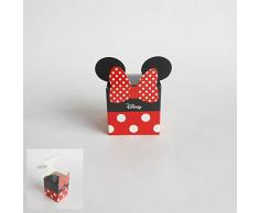 Detalle Caja cubo Confeti Minnie Disney set 20 piezas art 68054