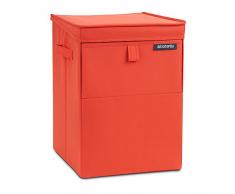 Brabantia 109362 - Caja apilable para la colada, color roja