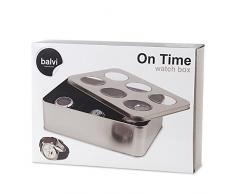 Balvi M289674 - Caja Relojes Lata on Time para 6 Unidades