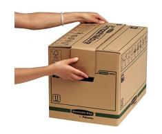Bankers Box 62052 - Caja de transporte y mudanza, mediana, beige