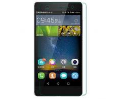 PROTECTOR DE PANTALLA DE CRISTAL PARA HUAWEI P8 LITE - VIDRIO TEMPLADO - DUREZA 9H - ESQUINAS REDONDEADAS 2.5D - CON CAJA DURA Y ACCESORIOS