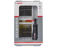 Bosch 2607017320 - Caja de 37 destornilladores con mango ph1-2-3 / pz1-2-3 / sl5-6 / th8-110-15-20-25-27-30-40 / tq6-8-10 / hex2-2 5-3 -4-5-6 / tw 1-2-3-4 / sp 4-6-8-10 / r1-2-3