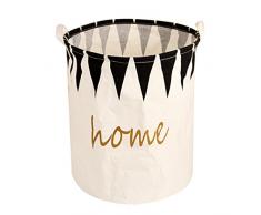 Dooxi Cestas de Tela para Guardar Cajas para Juguetes Cesto de Almacenaje para Ropa Sucia Cestos de Lavandería con Asas