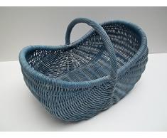 Cesta, Cesta para leña, periódicos, canasta de mimbre