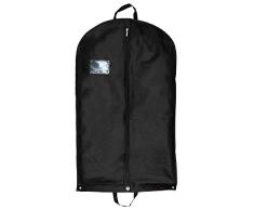 Hangerworld 1 Funda de Ropa 102cm Porta Traje Transpirable con Asas y Cremallera Negro Anti-Polvo