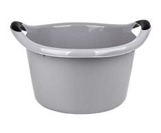 Barreño Redondo Mod. Albahaca Color Gris Claro