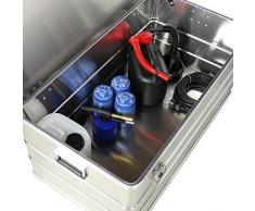 Caja de aluminio de 140 litros de capacidad – Caja de transporte Caja de almacenamiento Caja de metal Caja de almacenamiento baúl Industrial Caja de almacenamiento Caja de aluminio