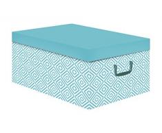 Compactor Nordic â Caja de cartón, Color Azul báltico, 50 x 40 x 25 cm