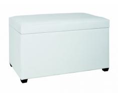 Haku Möbel 30386 Baúl DM / Símil Cuero Blanco 40 x 65 x 42 cm