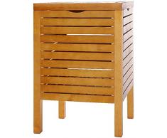 GBX Cestas de ropa Lavandería, Cesto de la ropa Nórdico Madera maciza Cocina Juguetes Ropa Cestas de almacenamiento Baño Ropa de lavandería Cambio de hogar Zapatos Taburete Práctico y conveniente