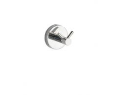 Wenko Duo Bosio Gancho De Pared, Acero Inoxidable, Plata Brillante, 5.5x5.5x5.5 cm