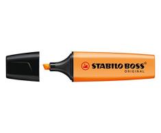 STABILO BOSS Original - Marcador fluorescente - Caja con 10 marcadores - Color naranja