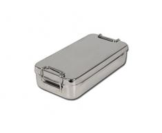 Caja de acero inoxidable con mango 20 cm x 10 cm x 4,5 cm, de Gima S.p.A referencia 26669