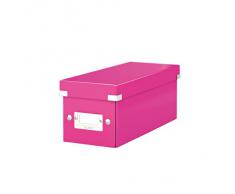 Leitz Caja para guardar CD, Fucsia, Click and Store, 60410023