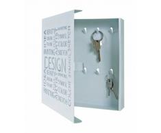 Haku Möbel 44325 Caja Llavero - color blanco - 5 x 22 x 24 cm