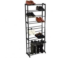 Generic YC-UK2 – 160920 – 35 < 1 & 5977 * 1 > ganizerack estante S estante de almacenamiento nuevo 23 par 8 niveles organizador unidad zapatos botas accesorio de soporte organizador nuevo 23 par