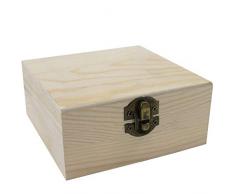 Re-Star Caja de Madera 5.5 x 12 x 12 cm