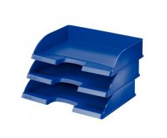 Leitz Bandeja portadocumentos Plus, apaisada, A4 y folio, Azul, 52180035