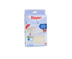 Rayen - Caja de almacenaje de ropa y mantas de cama. Bolsa de tela para ropa con cremallera, rejilla transpirable, plegable y resistente. 45 x 103 x 16 cm. Blanco/Translúcido