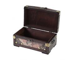 HMF 6405-117 Caja de Joyas de Madera | 17 x 10 x 9 cm | Pequeño | Colombia
