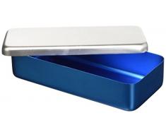 cardiomedical productos 208 caja de aluminio, 21,8 cm x 10,6 cm x 5 cm