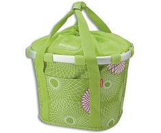 Klickfix - Cesta para bicicleta, diseño geométrico CRYSTALS L Talla:GRAFIK