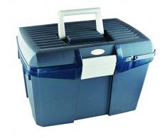 Norton Baúl de almohaza para material de equitación, color azul marino y gris