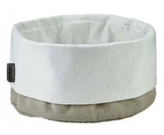 Stelton 1323, Cesta para el pan, Beige y Blanco, Algodón, 23 X 37 X 3.7 cm