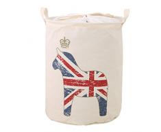 Dooxi Impermeable Plegable Cestos para la colada Caja de Almacenaje con Asas Cestas de Almacenamiento para Guardar Juguetes