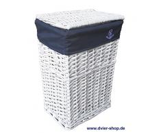DVier Swwk-38WRt-a Colada, Cesta, Weiß, 32 x 24 x 46 cm
