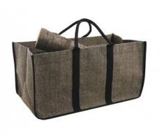 Cesta de leña Yute plastificado