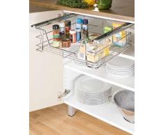 Wenko 5921500 - Cesto extraíble para armarios de Cocina (tamaño Mediano)