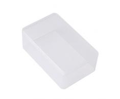 SimpleLife Rectangular Plástico Transparente Caja de Almacenamiento Joyas Perlas Colección Contenedor Organizador