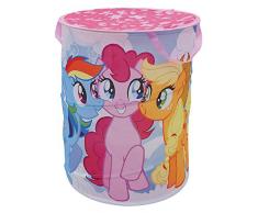 Fun House 712528 Pop Up My Little Pony cesto para ropa para niños poliéster rosa 38 x 38 x 50 cm.