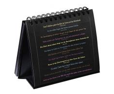 Hama 00002470 Caja de cartón Negro álbum de Foto y Protector - Álbum de fotografía (Negro, Caja de cartón, 12 Hojas, 150 mm, 110 mm)