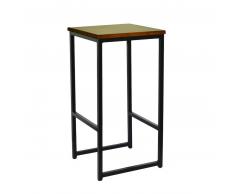 Muebles Marieta Taburete alto Rafael negro