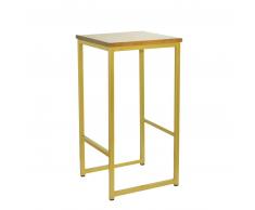 Muebles Marieta Taburete alto Rafael oro