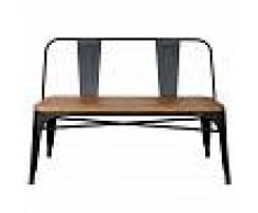 Muebles Marieta Banco de madera Park black Muebles Marieta