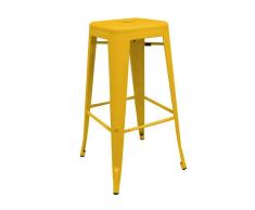Muebles Marieta Taburete Tolix alto Amarillo