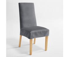 La Redoute Interieurs Funda para silla de antelina KALA gris