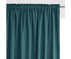 La Redoute Interieurs Cortina 100% algodón con galón fruncido verde