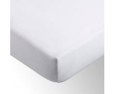 La Redoute Interieurs Protector de colchón tipo funda de microfibra elástica blanco
