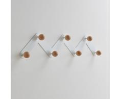 La Redoute Interieurs Perchero de pared AGAMA con 7 colgadores blanco