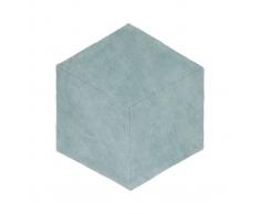 La Redoute Interieurs Alfombra hexagonal 100% algodón con efecto 3D, Camino verde