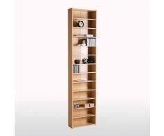 La Redoute Interieurs Estantería para CD/DVD altura 2 metros, Everett beige