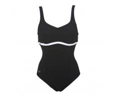 ARENA Bañador para piscina con efecto adelgazante negro